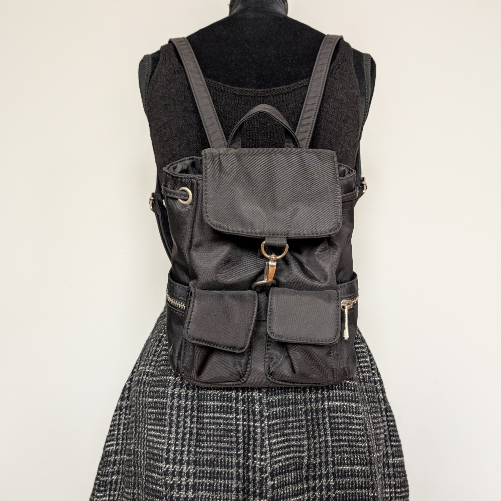 Current Mood mini black backpack